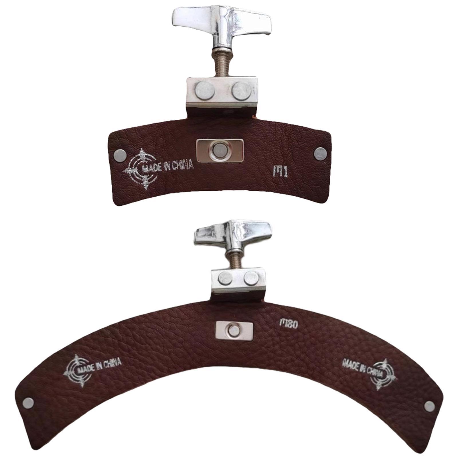 Bothyi - Amortiguadores De Tambor Muto Amortiguador De Tambor Para Los Kits De Bombo De Instrumentos De Percusión Marrón