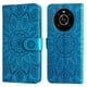 thumbnail image 3 of Funda tipo cartera FOXDOCK para Honor X9 4G/5G , diseño girasol en relieve, cuero PU, cierre magnético, soporte y tarjetero, 3 of 5