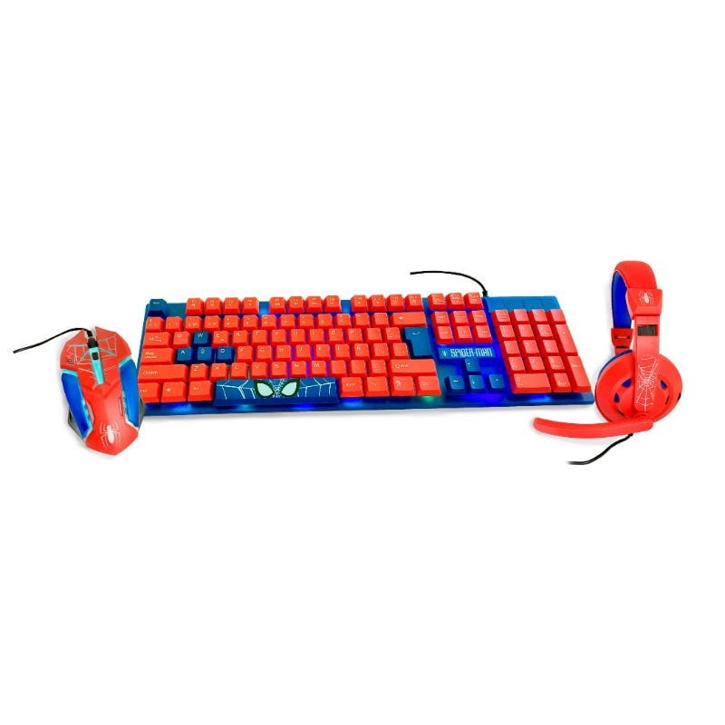 Disney - Kit Gamer Gamer 38Dnykit01 Azul-Rojo