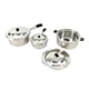thumbnail image 5 of Juego De Ollas De Cocina Para Casa De Mu?ecas, Accesorios De Decoración De Cocina, Argent, 1/12, 5 of 5
