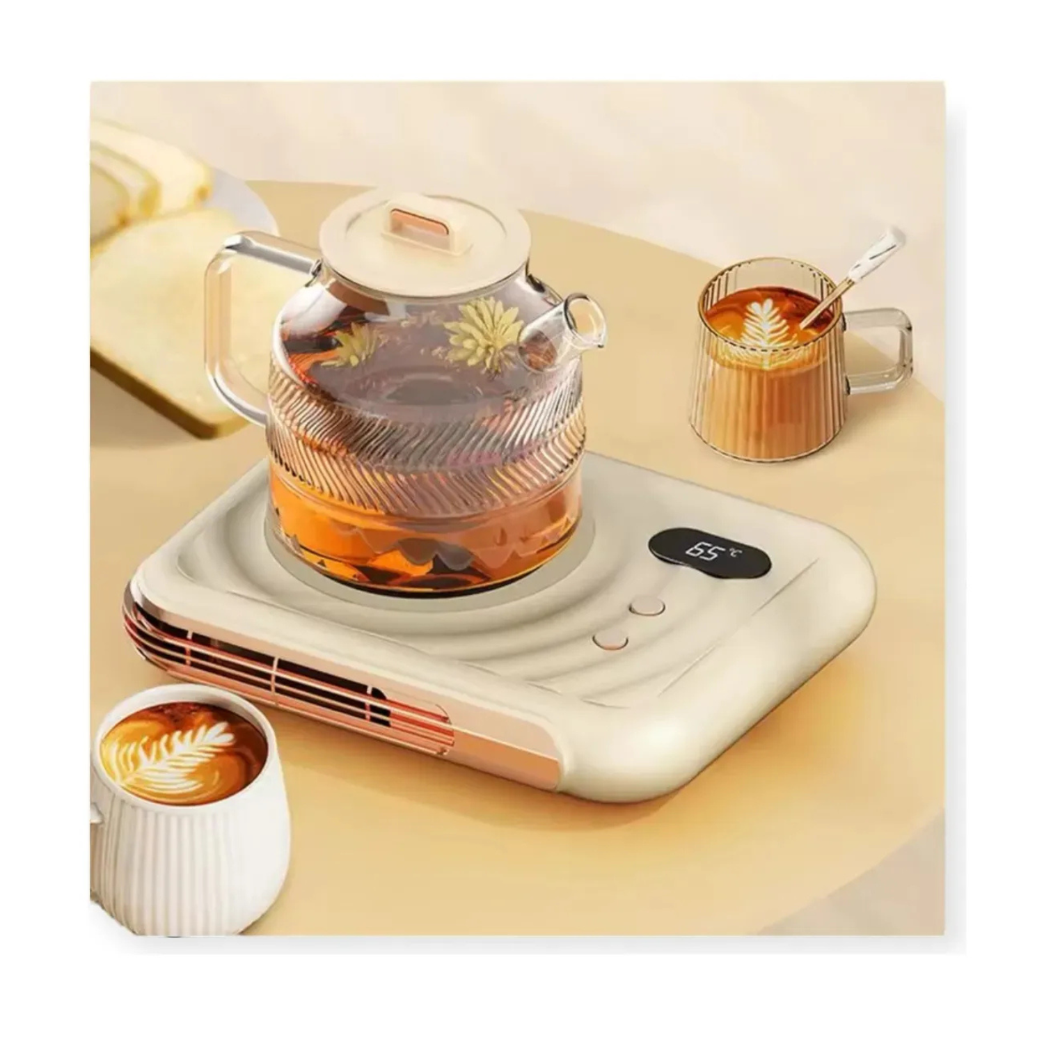 Genérico - Calentador De Café De Escritorio Eléctrico Para Té Y Tazas C Unico