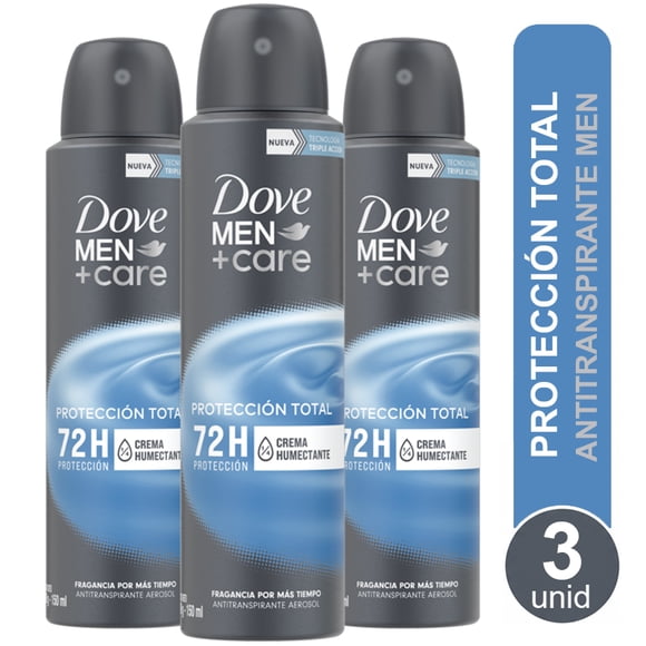 Desodorante Dove Proteccion Total Pack X3 unid