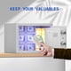 thumbnail image 5 of Caja fuerte SamYerSafe con teclado digital y luz sensor, blanca, 5 of 7