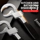 thumbnail image 3 of Adjustable Wrench Universal Double Ended Wrench Aluminium Alloy Open End Spanner Bathroom Plumbing Faucet And Sink Repair Tool, 3 of 4