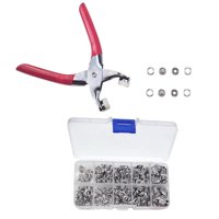 Magideal - De Botones A Presión De Metal Con Alicates, Herramienta De Presión, Broches Huecos De 9,5Mm Para Manualidades Diy, Ropa, Pantalones Vaquero