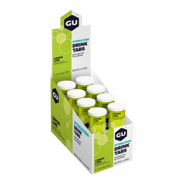 GU Box Hydration Drink Tabs, Lemon-Lime