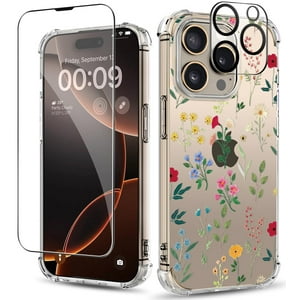 Funda De Teléfono Ilnehc Para Iphone 16 Pro Con Protector De Pantalla De 6.3 Pulgadas