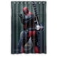 thumbnail image 1 of Cortina de ducha con diseño de Deadpool orinando, juego de cortinas de baño con ganchos, tamaño 48 x 72 pulgadas, 1 of 3