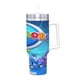 thumbnail image 2 of RoboGobo Vaso aislado de acero inoxidable con asa, diseño temático, regalo para familia, amigos y fans; incluye pajita y encaja en el portavasos estándar, 40 oz, 2 of 6