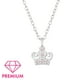 thumbnail image 1 of Collar Plata 925 Corona Con Circonitas Cubicas, 1 of 2