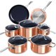 thumbnail image 1 of Set de utensilios de cocina Nuwave Healthy Duralon Blue Ceramic Antiadherente, 1 of 9