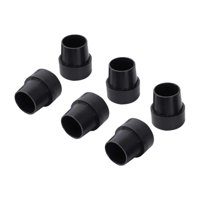 Ioensy - Almohadillas Para Patas De Trampolín Antideslizantes De Goma Negra Silenciosa, Fácil Instalación, Repuesto De 6 Piezas