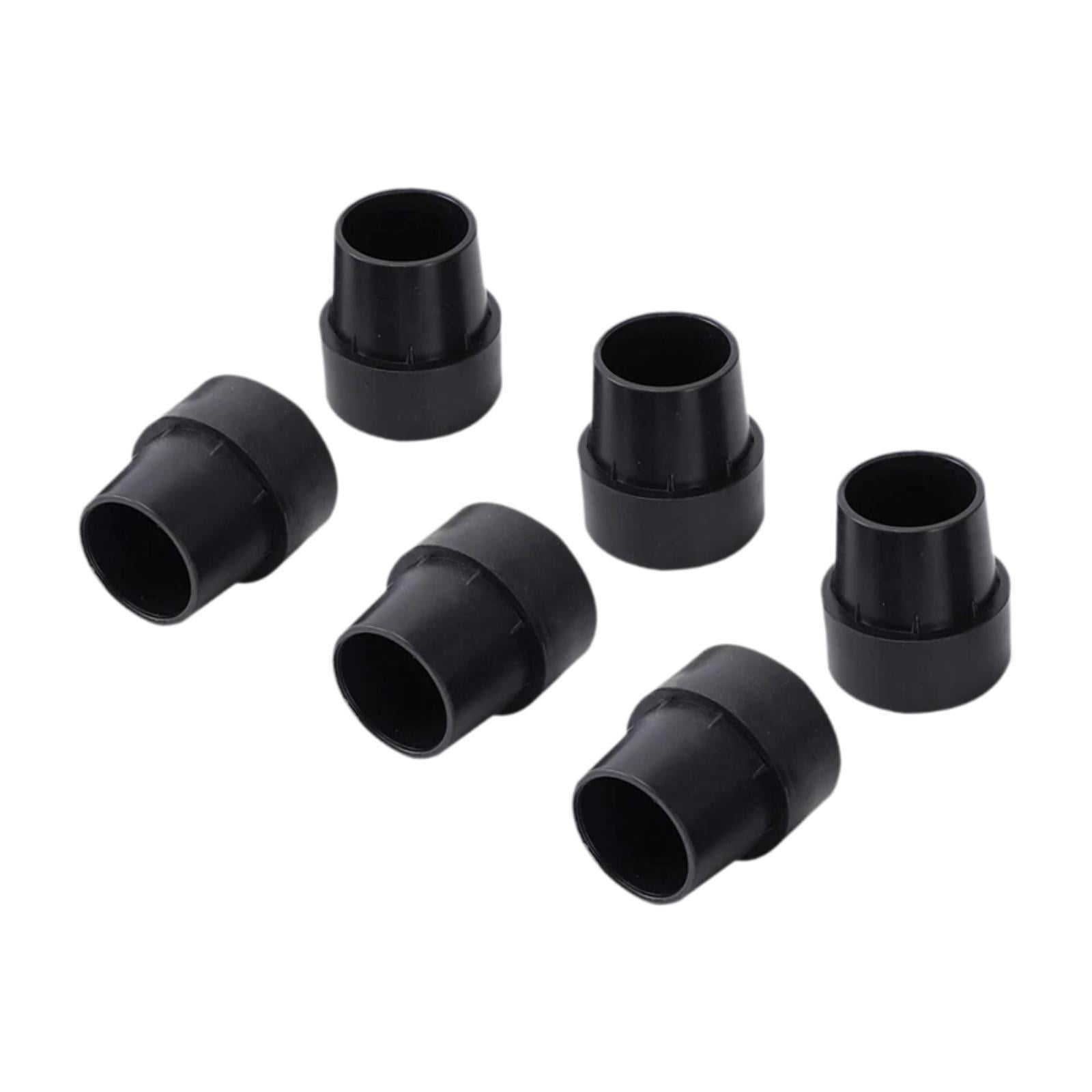 Ioensy - Almohadillas Para Patas De Trampolín Antideslizantes De Goma Negra Silenciosa, Fácil Instalación, Repuesto De 6 Piezas