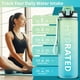 thumbnail image 2 of Botella QLUR 32 oz con marcador de tiempo y pajilla, 2 of 9