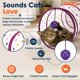 thumbnail image 4 of Túnel para Gato ASPCA Interactivo y Plegable con Juguete de Sonajero, 4 of 7