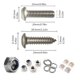 thumbnail image 5 of Tornillos de matrícula AOOF antirrobo de acero inoxidable, 5 of 9
