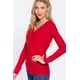 thumbnail image 5 of Top Térmico Largo Con Cuello En V Y Tapeta, 5 of 5