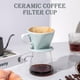 thumbnail image 4 of Gotero para verter café Noarixa, cerámica, 3 orificios, fondo plano, 4 of 6