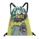 thumbnail image 1 of Los Twits Mochila de Cuerdas para Deportes y Gimnasio, Bolsa de Cuerdas Resistente al Agua, Bolsa Cinch, 30×40cm, 1 of 6