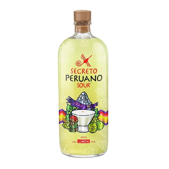 Cóctel Pisco Sour Limón 14° Botella, 700 ml