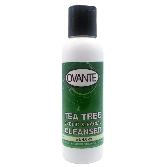 Limpiador OVANTE, aceite de árbol de té, para párpados y rostro, 120 ml