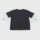 thumbnail image 2 of Polera Niño Teen Doble Manga Negro Corona, 2 of 5