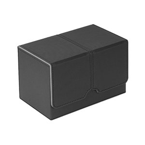 Bothyi - Trading Card Deck Box Game Cards Protector Album Container Display Deck Case Negro Y Gris