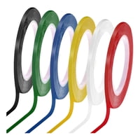 Magideal - 6 Piezas De Cinta De Pizarra Blanca, Cinta Fina, Accesorios Eléctricos, 50 M, Gráficos, Manualidades, Regreso A Clases, Suministros De Oficina, Cintas