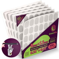 Puntos Adhesivos De Gel Greenfix 200 Unidades Transparente Doble Cara