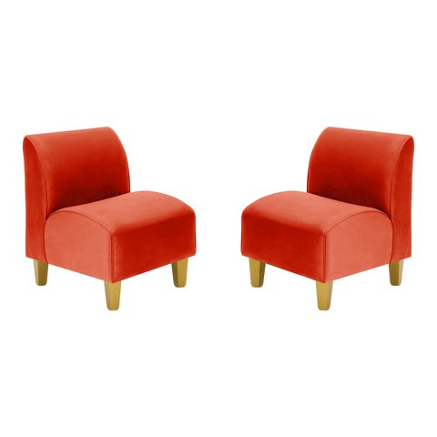 Bodevir - Set Poltrona Soft 1C Felpa 01 Naranja