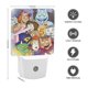 thumbnail image 2 of Siete Monstruos Pequeños Luz nocturna LED con sensor de anochecer a amanecer para dormitorio, baño, pasillo, escaleras - Lámpara LED nocturna de enchufe, 0.5W - 1 pieza, 2 of 6