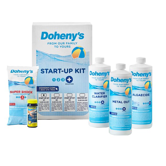 Kit de puesta en marcha para piscina Doheny's Metal Out Control de algas