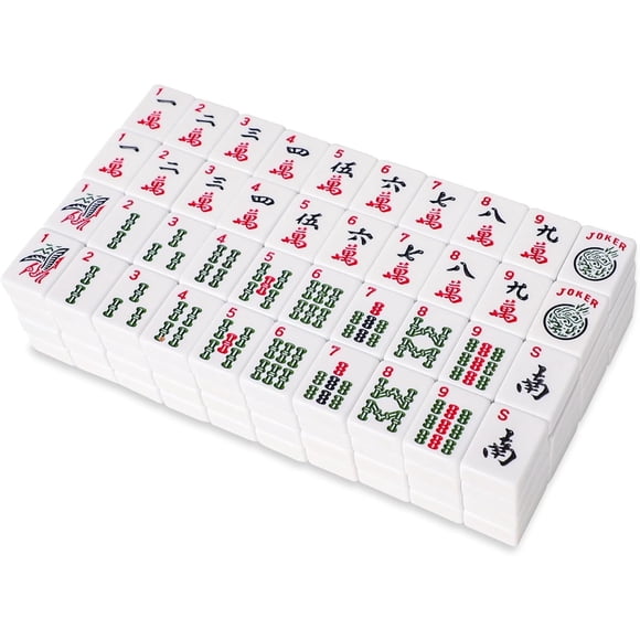 Fichas de Mahjong C&H Solutions 166 piezas estilo occidental
