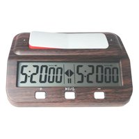 Magideal - Reloj De Ajedrez Profesional Función De Recompensa Compacta Reloj De Ajedrez Analógico Función De Alarma Temporizador De Juego Para Jugador Juego De