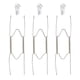 thumbnail image 1 of Uxcell 3Pack Colgador de Platos, Colgadores de Platos de Pared Invisibles de Acero Inoxidable de 10 Pulgadas para Platos Decorativos, Plata, 1 of 6