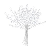 Bothyi - 30 Piezas De Ramas Artificiales De Acrílico Con Forma De Gota, Modernas Para Festivales, Bodas, Color Blanco