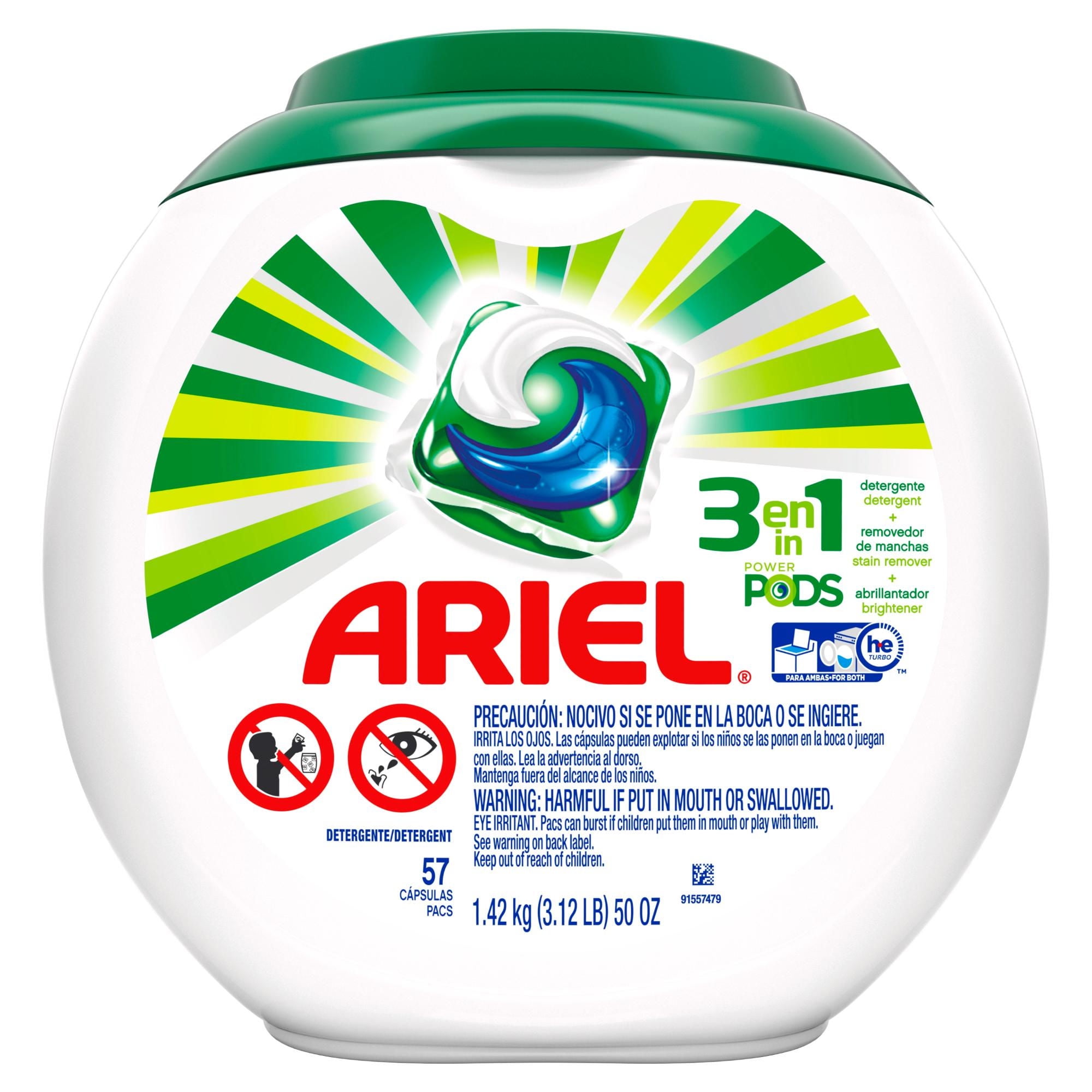 Ariel - Detergente Concentrado Quitamanchas Y Abrillantador