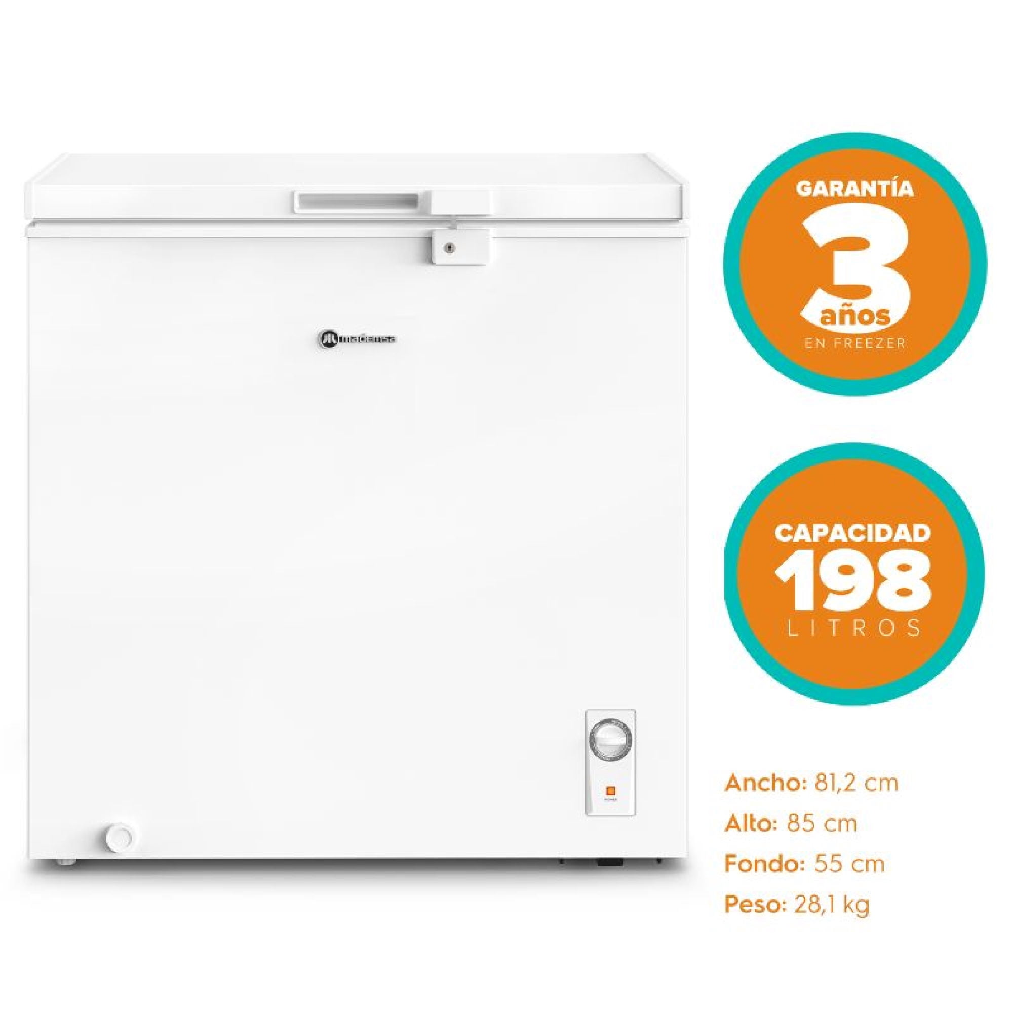 Mademsa - Freezer Horizontal / M200D 198 Litros