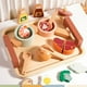 thumbnail image 4 of Set Juego Mini Cocina de Juguete Alimentos Madera Bandú, 4 of 8