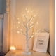 thumbnail image 1 of Árbol artificial PEIDUO de abedul de 2 pies con luces LED de color blanco cálido, 1 of 9