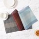 thumbnail image 2 of suxuMhao Manteles Individuales Tejidos Paquete de 6 18"X12" Azules Lavables Resistentes Al Calor Manteles Individuales para Mesa de Comedor Duraderos Antideslizantes Manteles de Cocina Reutilizables, 2 of 4