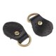 thumbnail image 4 of 2pcs PU cuero manijas hebillas para el bolso que hace accesorios negro, 4 of 5