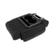 thumbnail image 3 of Almohadilla genérica de la consola media, PU, ​​almohadilla del reposabrazos, ranura para teléfonos móviles en el interior, múltiples usos múltiples, Negro, 3 of 5