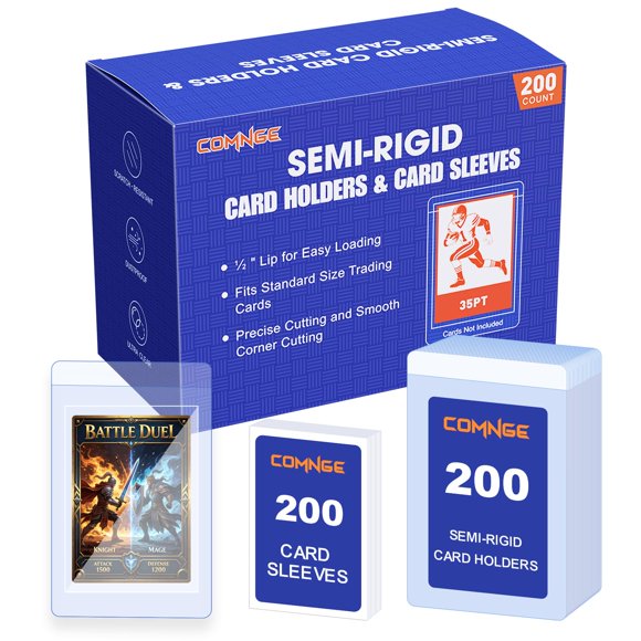 Portacartas Comnge 200 uds Semi rígidos + Fundas tipo penny
