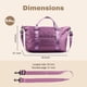 thumbnail image 4 of Bolso De Viaje Tipo Duffel Morado Impermeable 55 X 27 X 18 Cm, 4 of 7