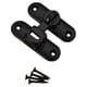 thumbnail image 2 of Pestillo De Cerradura De Puerta De Granero, Pestillo De Puerta De Habitación Con Tornillos Para Dormitorio, Baño, Jardín, Negro, 2 of 5