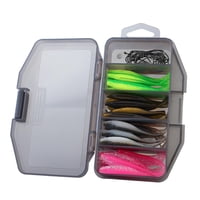 Ioensy - Señuelos De Pesca Blandos, Práctico Señuelo Suave De Gusano De Mar Para Lubina, Trucha, Tipo Tipo Pez, 40 Uds.