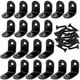 thumbnail image 1 of 20 soportes de esquina en forma de L con 40 tornillos, soportes de esquina de madera de acero inoxidable negros, 1 of 5