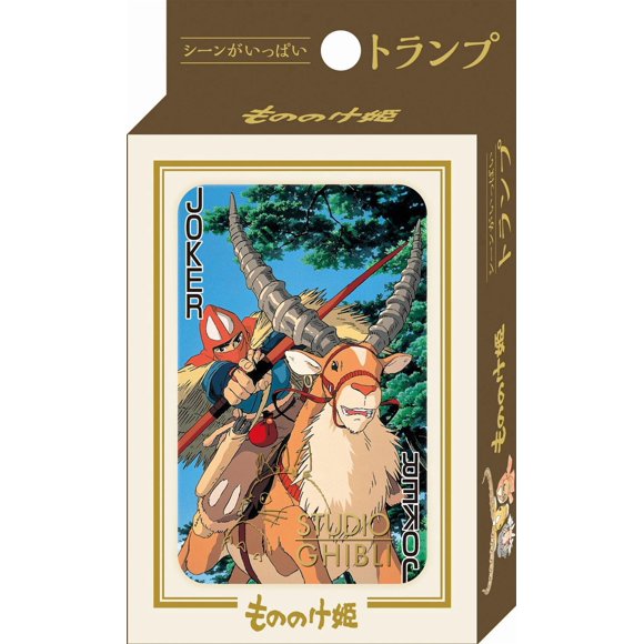 Naipes ensky Studio Ghibli Princesa Mononoke escena