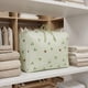 thumbnail image 2 of Bolsa organizadora de gran capacidad de Oxford con patrón de dibujos animados lindo, bolsa con cremallera para embalaje de ropa de cama, verde 28.3x12.2x20.5 pulgadas, 2 of 5